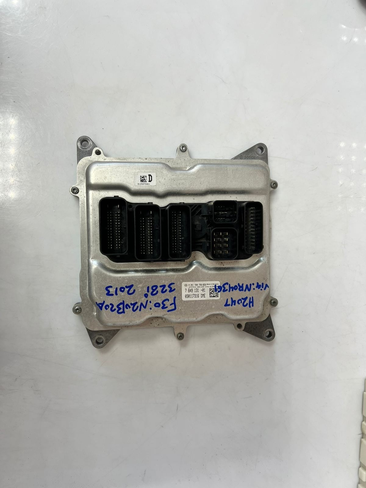 2013 BMW 328i F30 N20B20A Engine Control Unit ECU SET DME +FEM+ 1KEY 7649131 