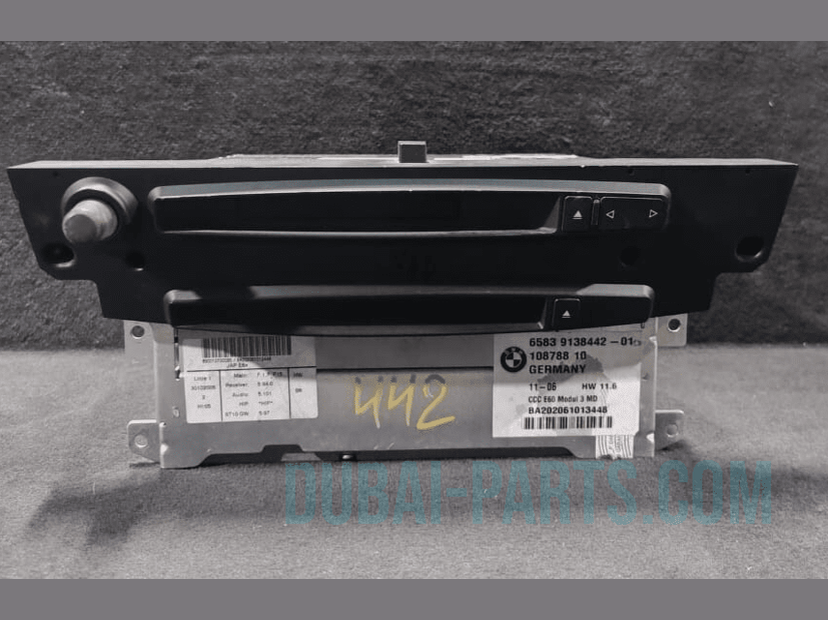 BMW E60 E61  NAV-HEAD UNIT STERIO RECIVER MULTIMEDIA RADIO PLAYER CD - 9138442