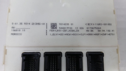 BMW 320d N47N F30 2013 ENGINE CONTROL ECU KIT 8573259