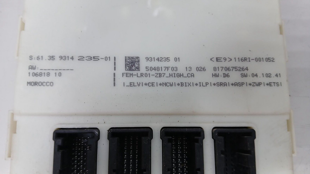 BMW 320d N47N F30 2013 ENGINE CONTROL ECU KIT 8573259