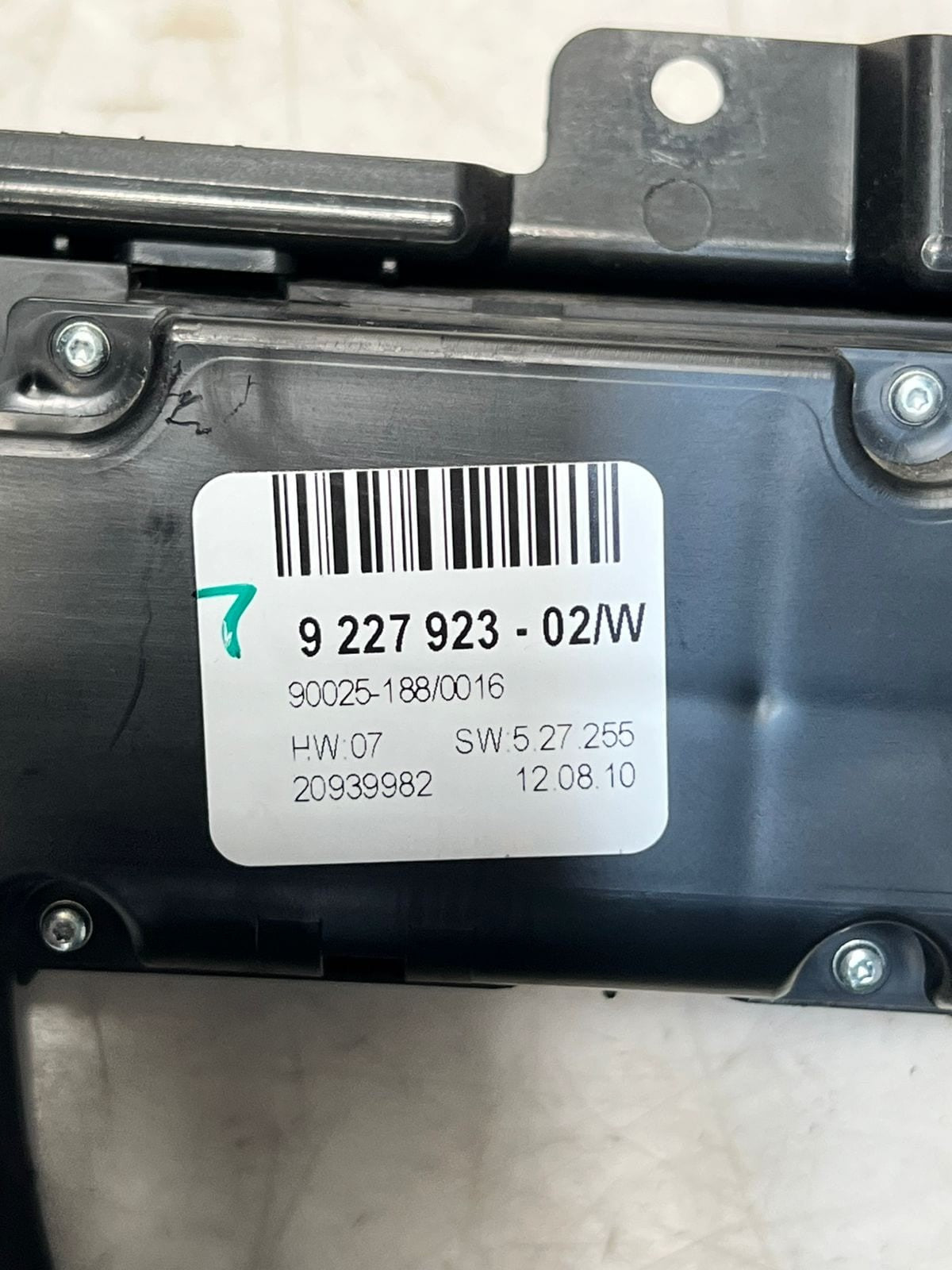2007-2014 BMW X5 E70 and X6 E71 Climate Control A/C Panel 9227923 9208218 OEM