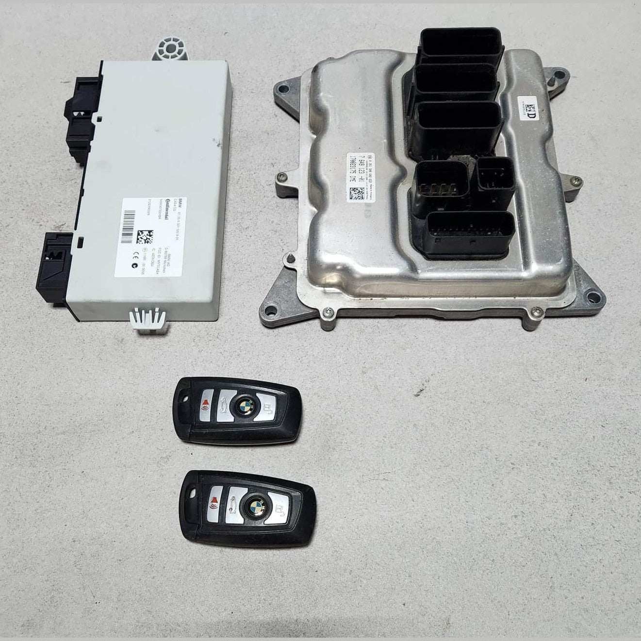 2011-2013 BMW 535i F10 F20 F30 N20 Engine Control Module DME ECU Set 7649123 OEM