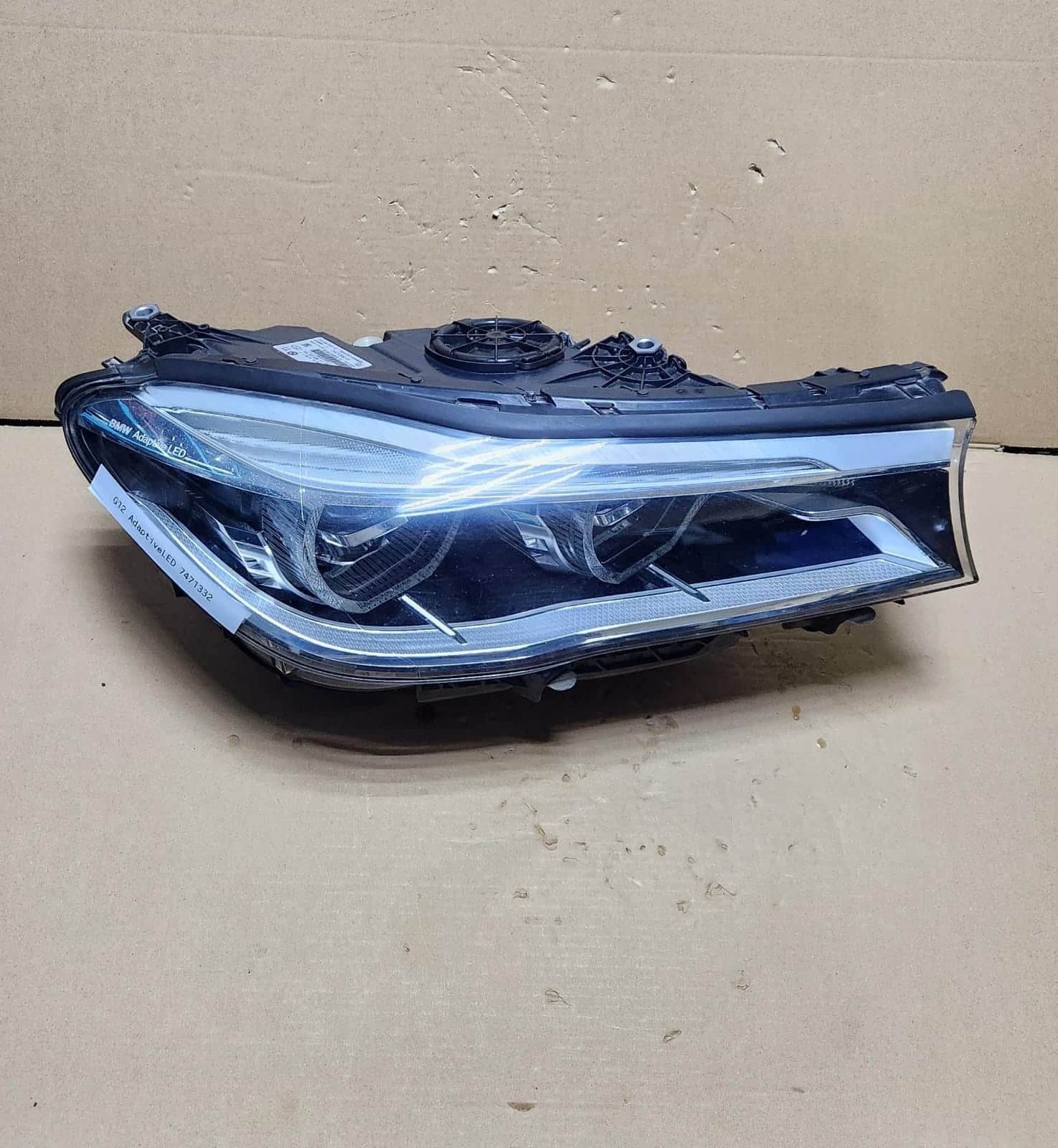 Genuine 2016-2019 BMW 750i Led Adaptive Headlight 7471332 G11 G12 750i USA 