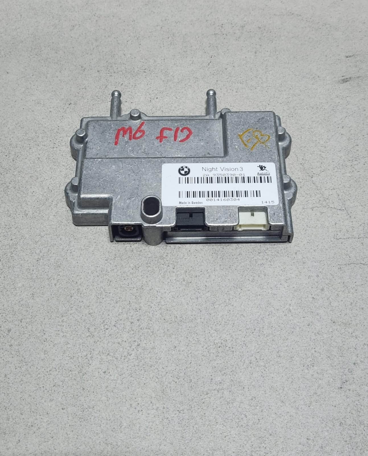 2014 BMW 750Li Night Vision Camera Control Module 9350390 7 Series F01 F02 F03 