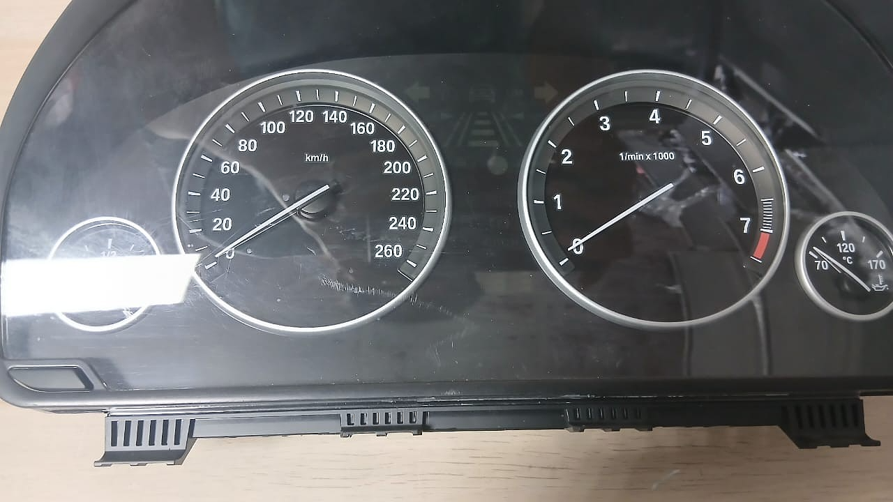 OEM BMWF10 F11 F18 F25 X3 MANUAL INSTRUMENT CLUSTER SPEEDOMETER 9249339