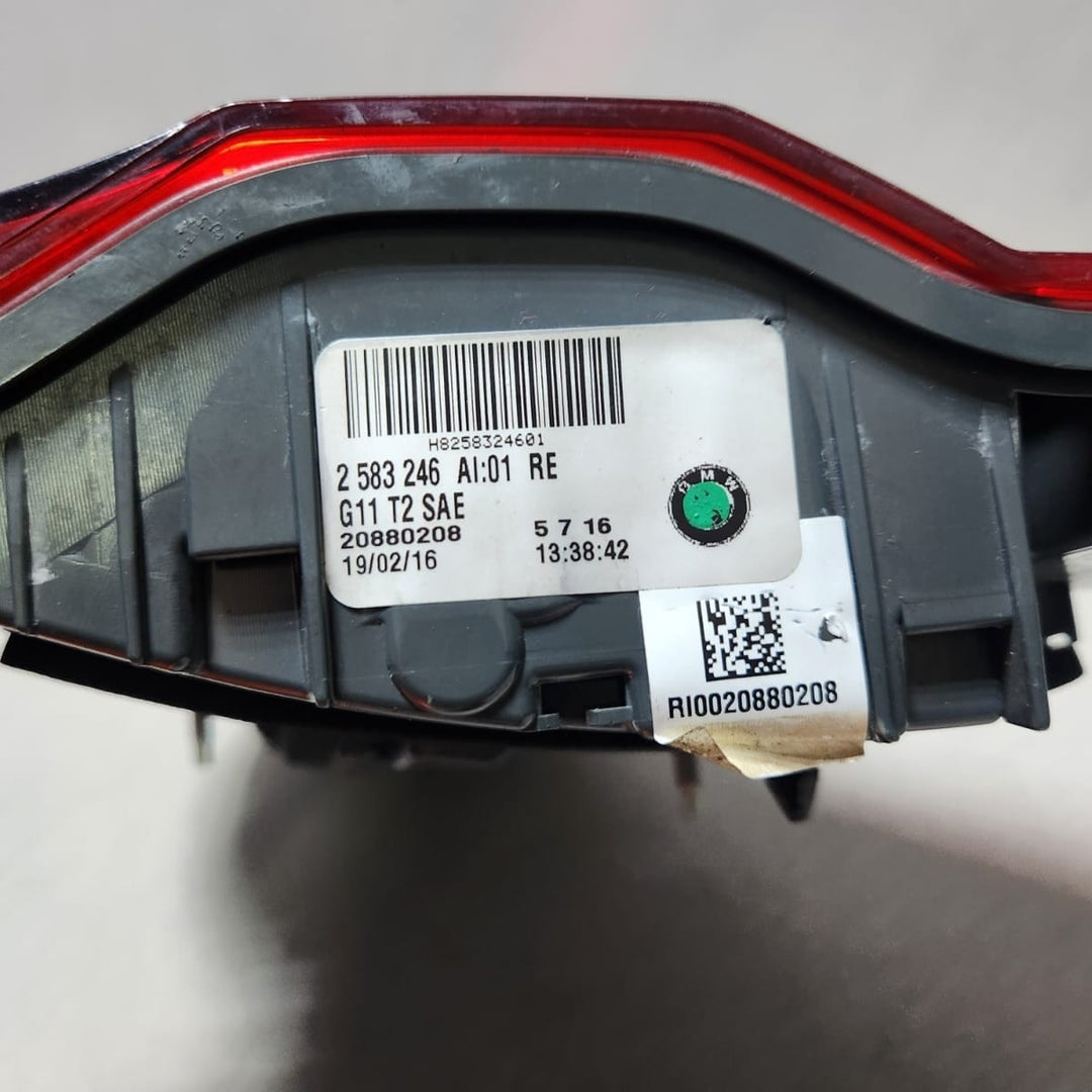 2016-2019 BMW 740i Rear Tail Light 2583246 7 Series G11 G12 