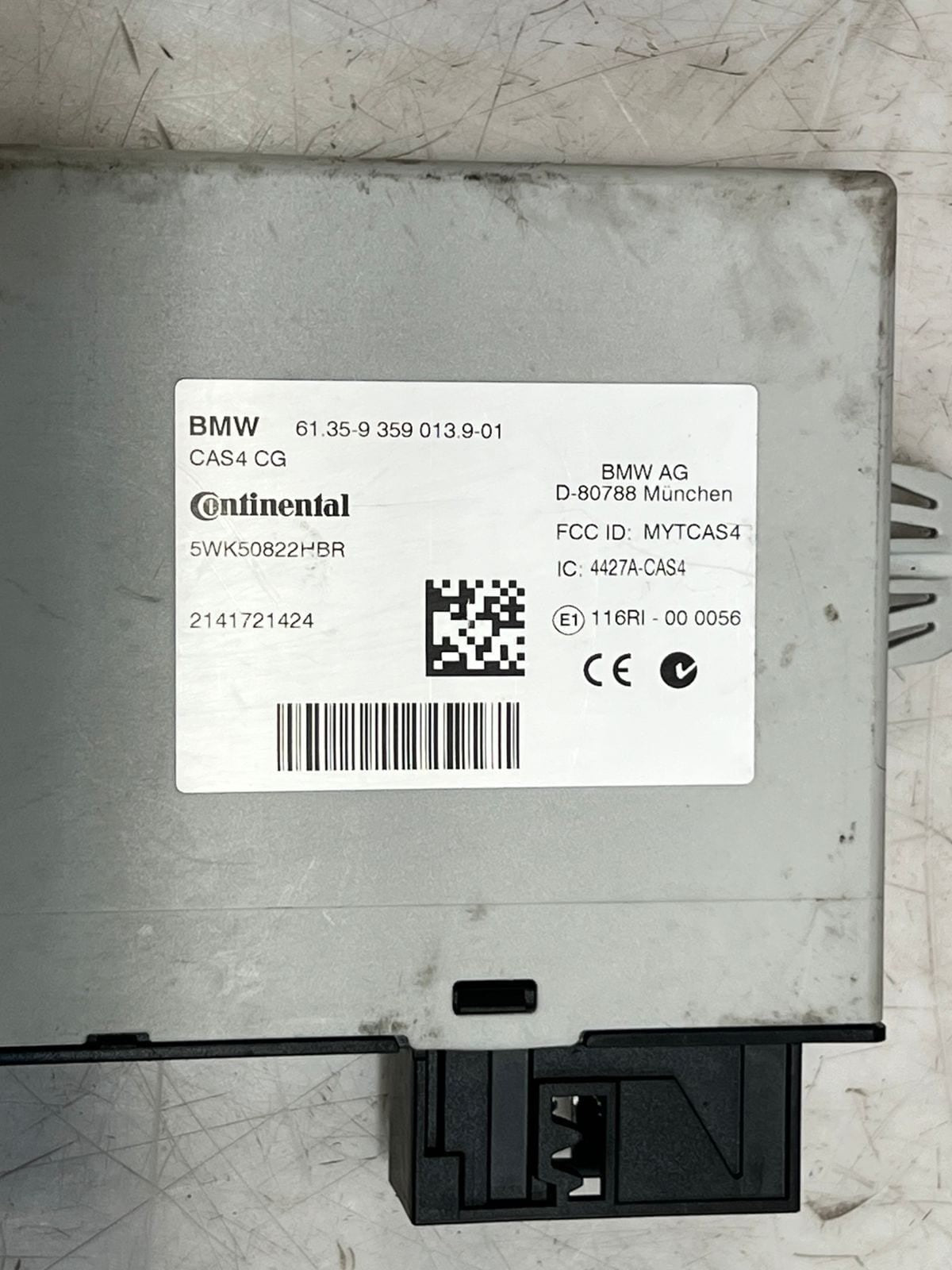 BMW 5 6 7 Series F10 F11 F06 F01 F04 Control Unit Module Cas4 9359013 OEM
