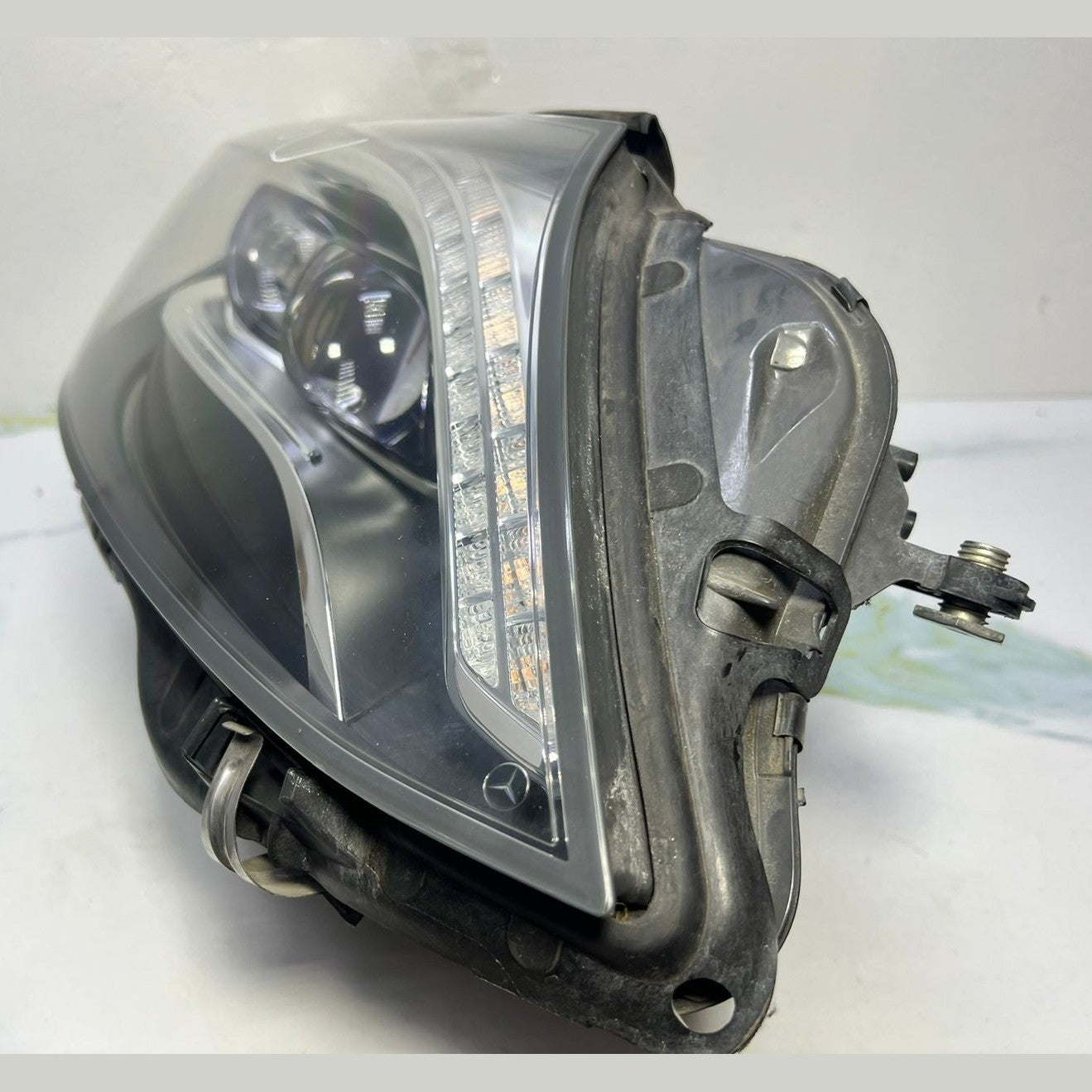 14-18 Mercedes W222 S400 Front Right Side Head light Headlamp A222 9061602 OEM