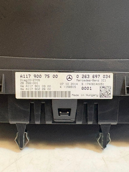 2013-2019 Mercedes-Benz CLA Instrument Cluster A1179007500