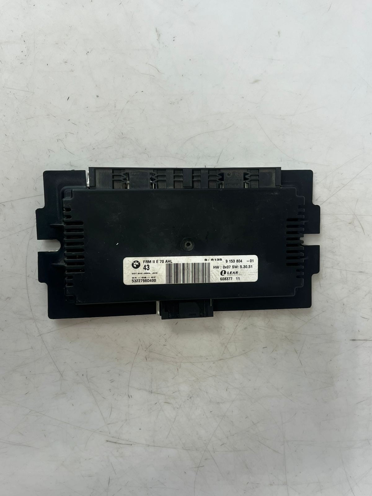 2007-2013 BMW X5 E70 FRM II AHL Footwell Light Control Module 9153804 OEM
