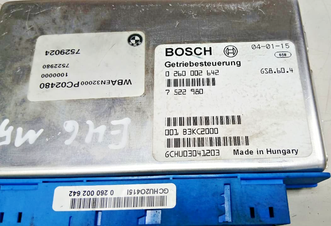 BMW 325i E46 2004 M54 ENGINE CONTROL UN IT ECU KIT DME MS43 7528050