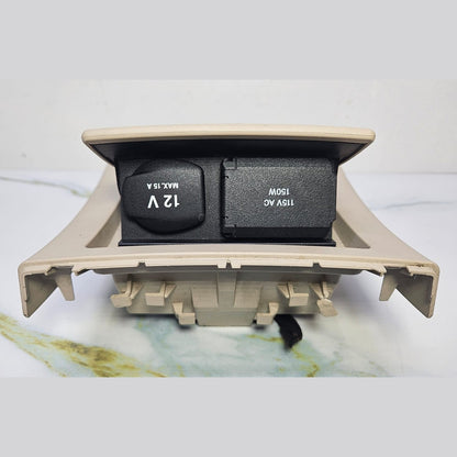 10-16 Mercedes W212 Rear Center Console Ashtray 12V Power Outlet A212 6805650