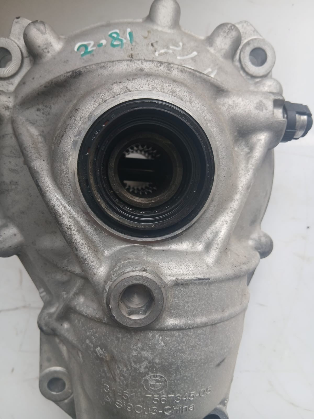 BMW X5 Front Axle Differential Gearbox 3151 7567345 05 Diesel E70 2.81 RATIO