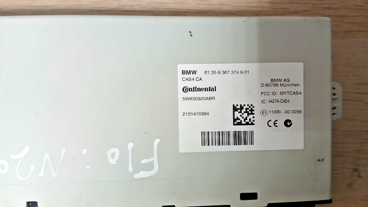 BMW F10 N20 Engine ECU Kit CAS Key Set Manual OEM 8661468GAA