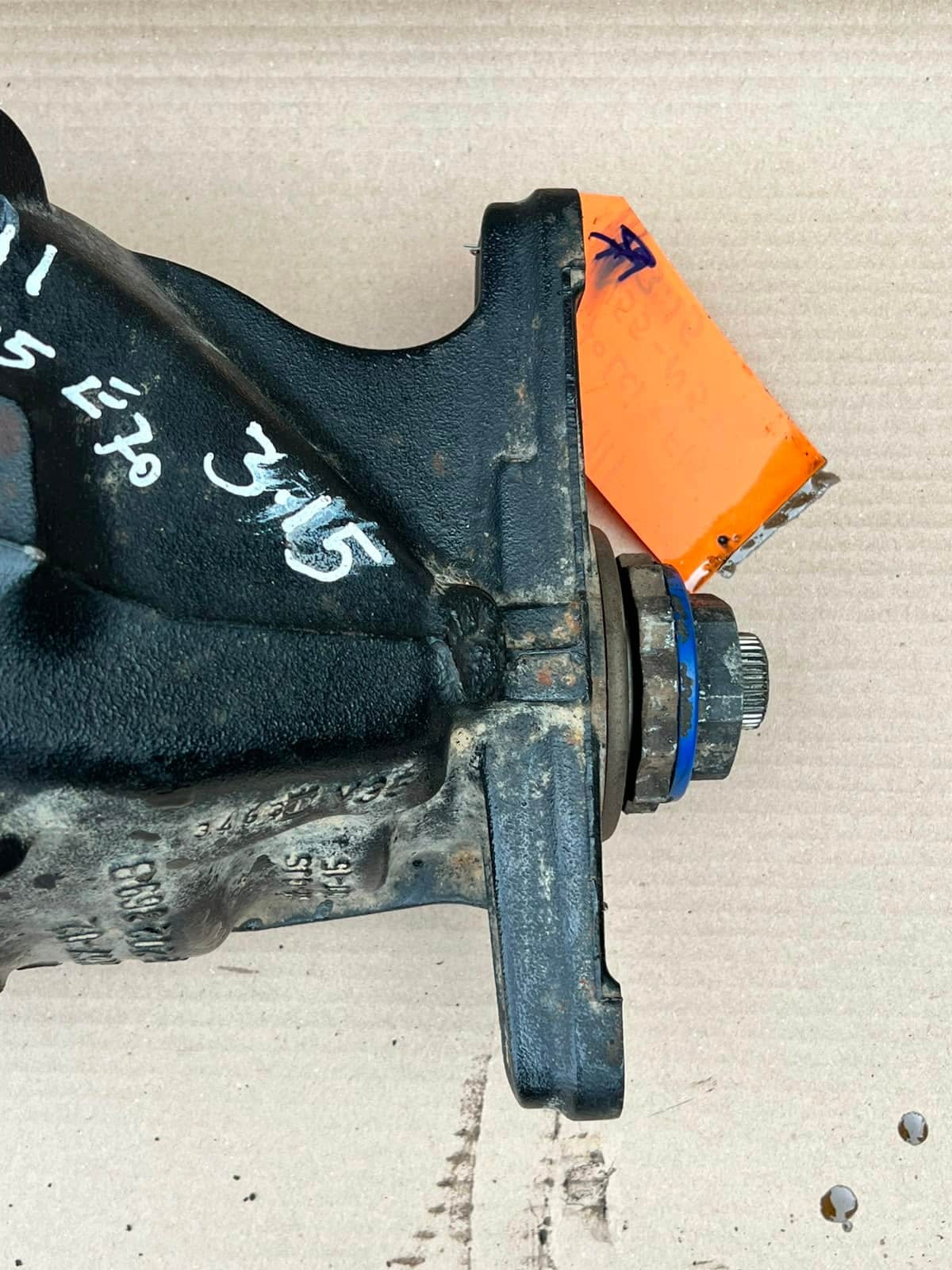 BMW X5 E70 F15 LCI N55 N57 3.15 ratio Rear Differential Carrier 7590911 OEM