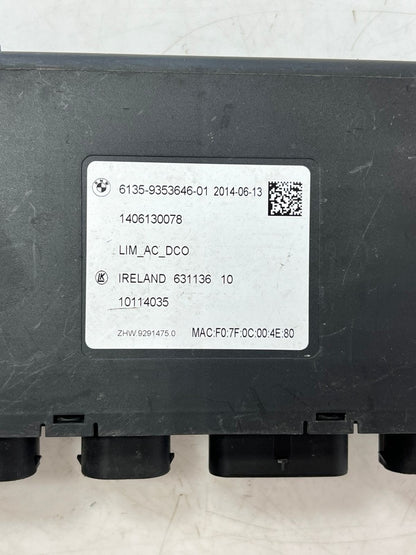 2014-2021 BMW i3 REX Battery Charging Control Module 9353646 OEM