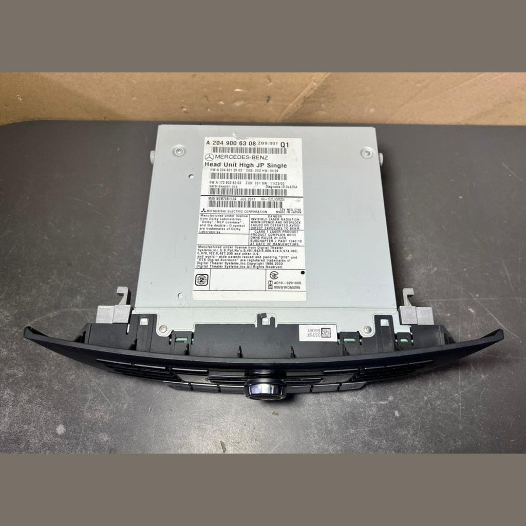 Mercedes W204 Navigation Command Radio Audio Head Unit CD Player A204 9006308