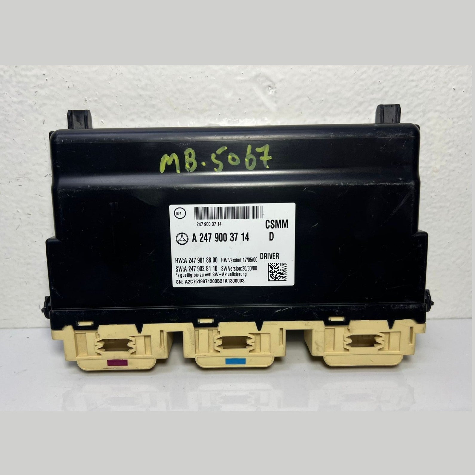 17-19 Mercedes Benz W247 CLA B-Class Driver Seat Control Module A247 9003714 OEM