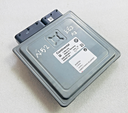 BMW 1,3, SERIES E82, E90, X3 E83 N52 ENGINE CONTROL UNIT ECM DME MSV80.1 7602216
