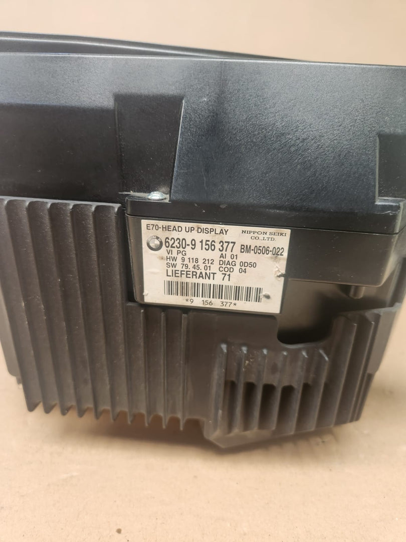 2006-2013 BMW X5 E70 Head Up Display 9156377 LEFT HAND DRIVE LHD 