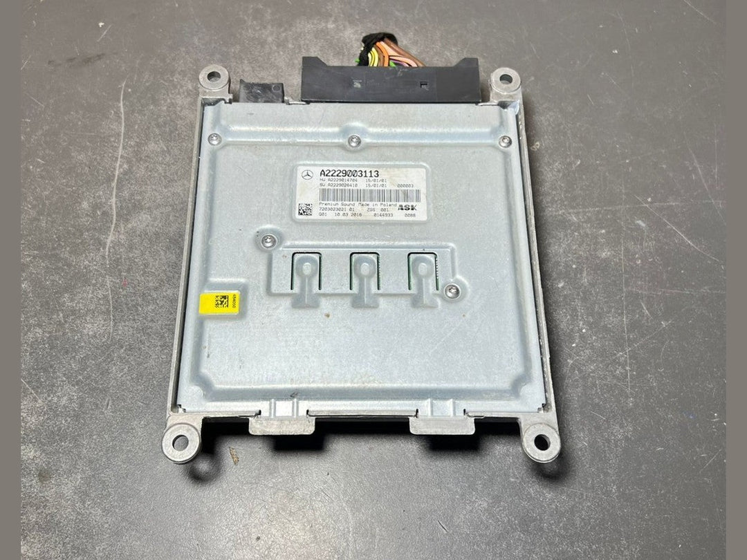 14-20 Mercedes W205 W222 Burmester ASK Sound Amplifier Assembly A222 9003113 OEM