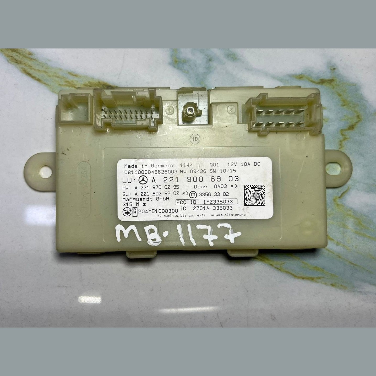 10-14 Mercedes S550 Keyless Go Control Module A2219006903 W221 S-Class and C216 