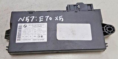 BMW X5 E70 E71 N57 ECU set DDE 8517015 Diesel Bosch 0281 018 319