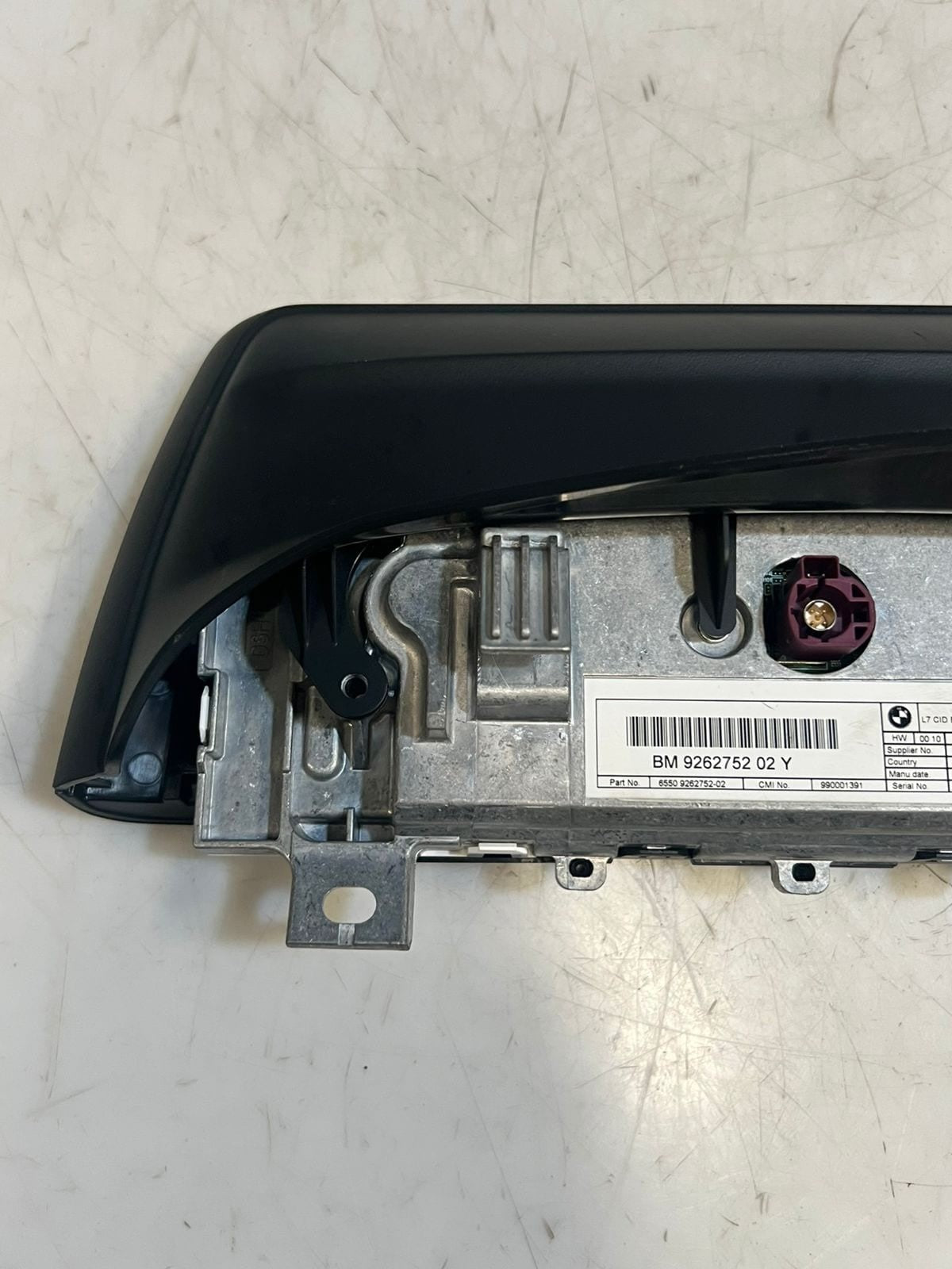 BMW 1 SER 116I F20 F21 Dashboard Multimedia 6.5 CID Display Screen 9262752 RHD