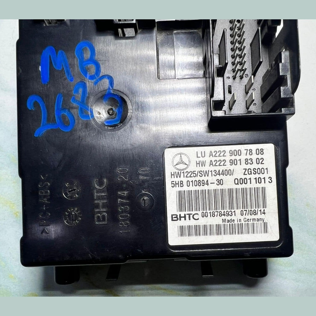 Mercedes Air Conditioning Control Unit Module A2229007808 W222 S-Class