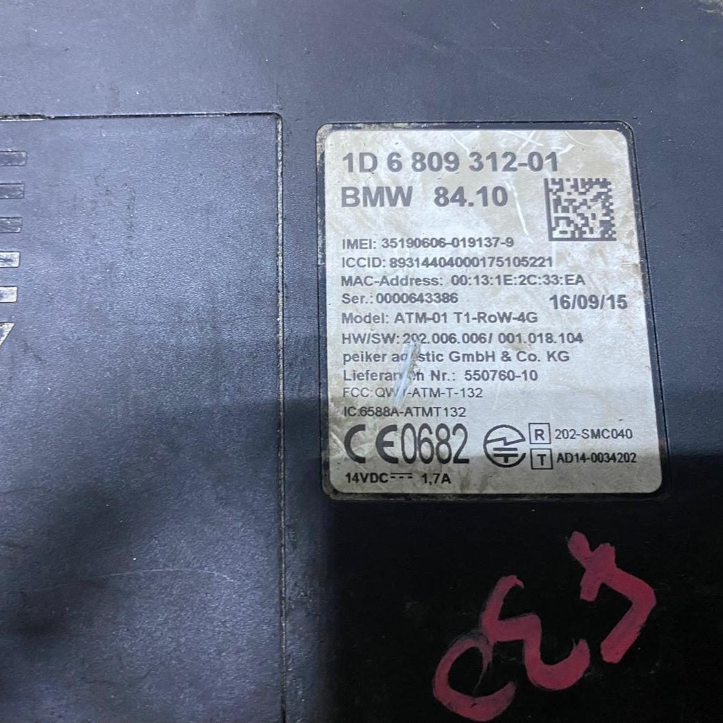BMW BLUTUTH MODULE 6809312