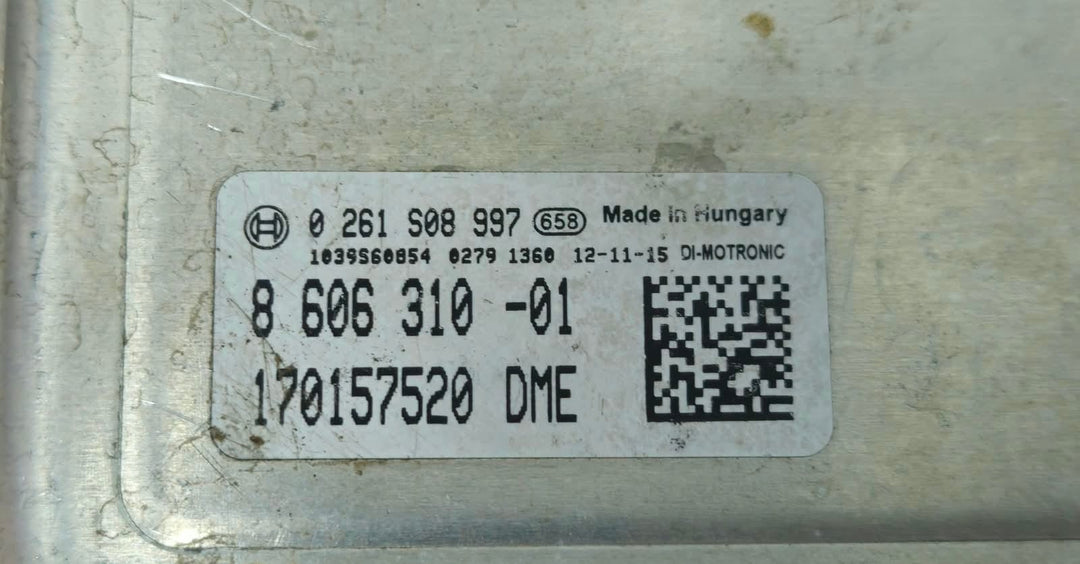 8606310-2011-2014 BMW X5 E70 N55 Engine Control Module DME ECU Set OEM