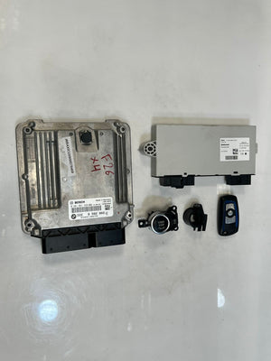 2014 BMW X4 F26 30DX N57N Engine Control Unit ECU SET DDE+CAS4+1KEY 8582802