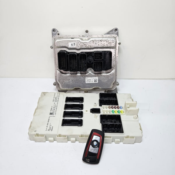 2014-15 BMW 3 5 Series F30 F31 520i N20 Engine Control Unit DME Key Set 7646763