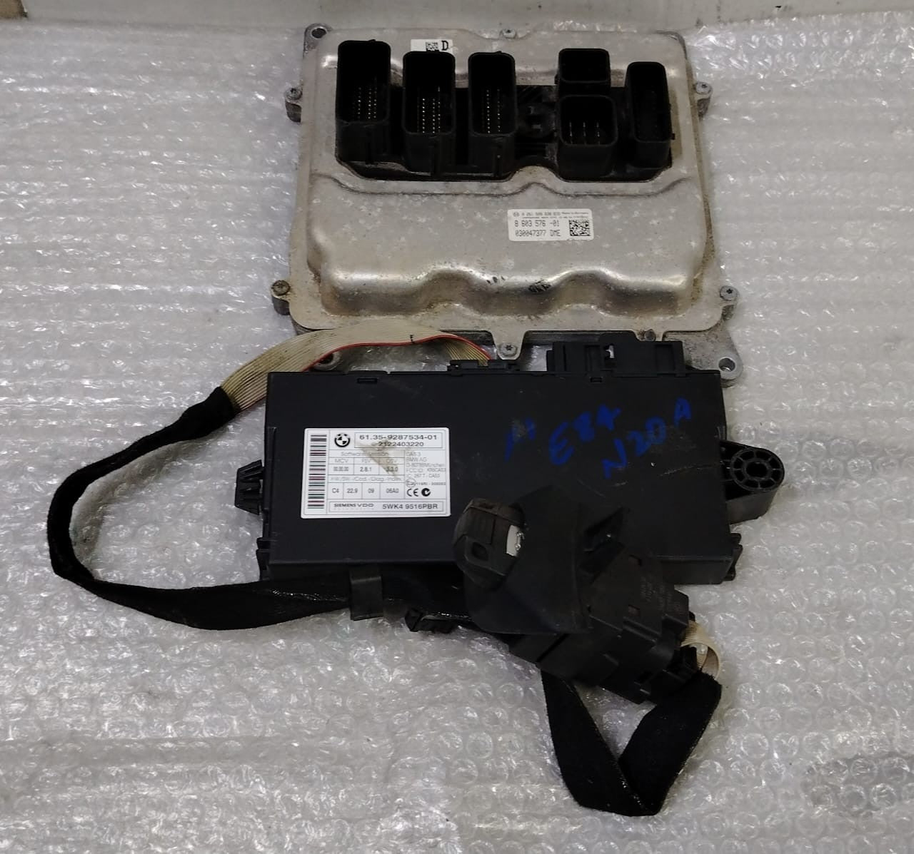OEM BMW X1 E84 2009-15 N20 ENGINE CONTROL UNIT ECU KIT DME 8603576 BOSCH