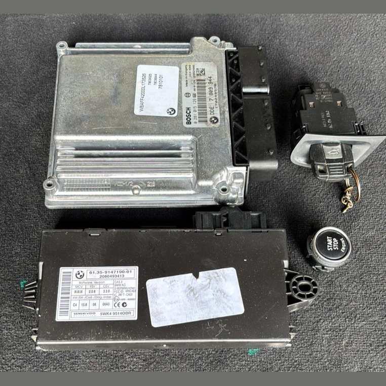 BMW X5 E70 E60 3.0L M57 MÓDULO UNIDAD DE CONTROL DEL MOTOR DDE ECU SET -...