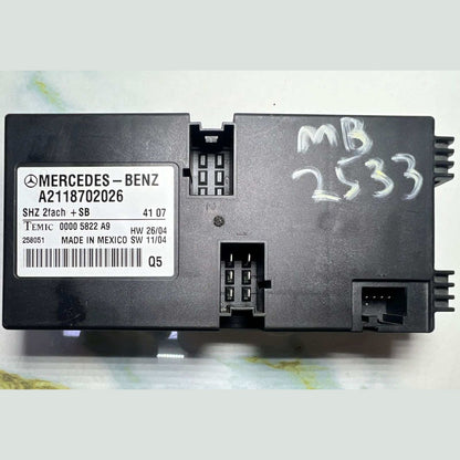 07-09 Mercedes E550 Seat Heating Control Module A2118702026 E-Class W211, ML63