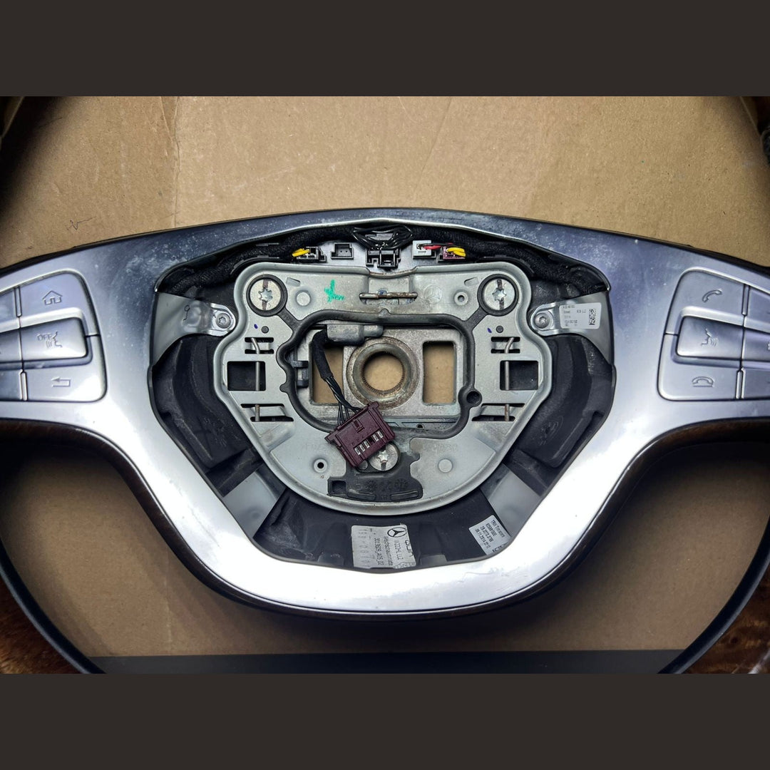 Mercedes W222 Steering Wheel Multi Function Sport Assembly With Paddle Shifts