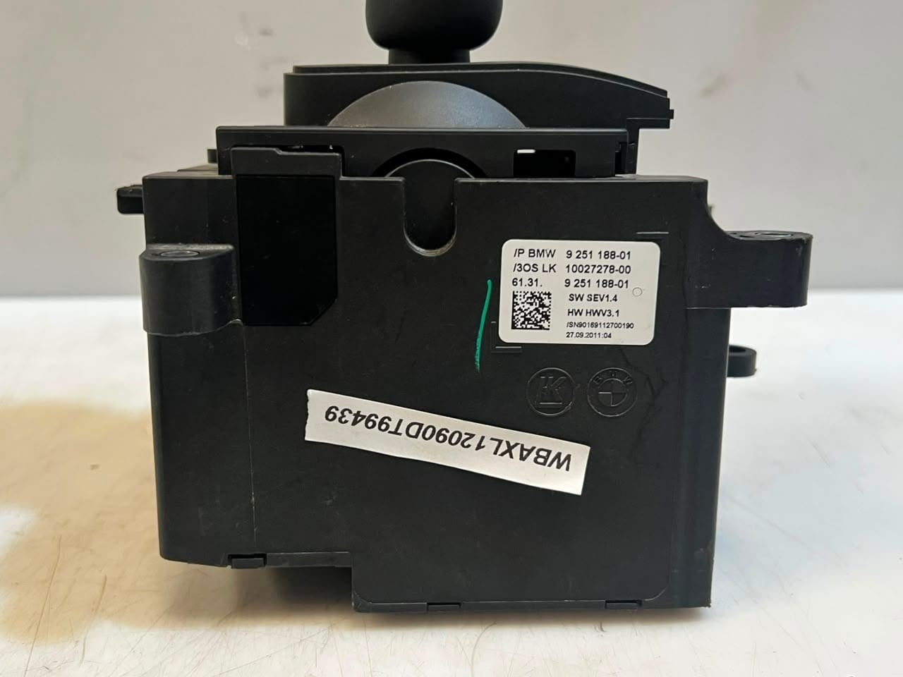 2011-2013 BMW 5' 7' F01 F02 F07 F10 F11 535i Gear Selector Switch 9251188 OEM
