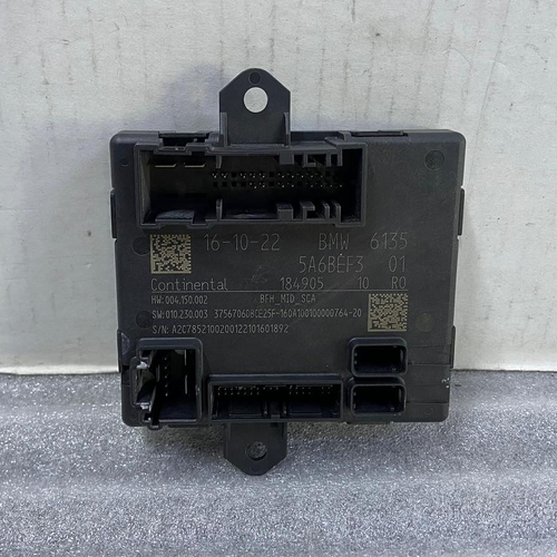 OEM BMW G70 REAR DOOR PASSENGER SIDE CONTROL UNIT 5A6BEF3 CONTINENTAL BRAND NEW