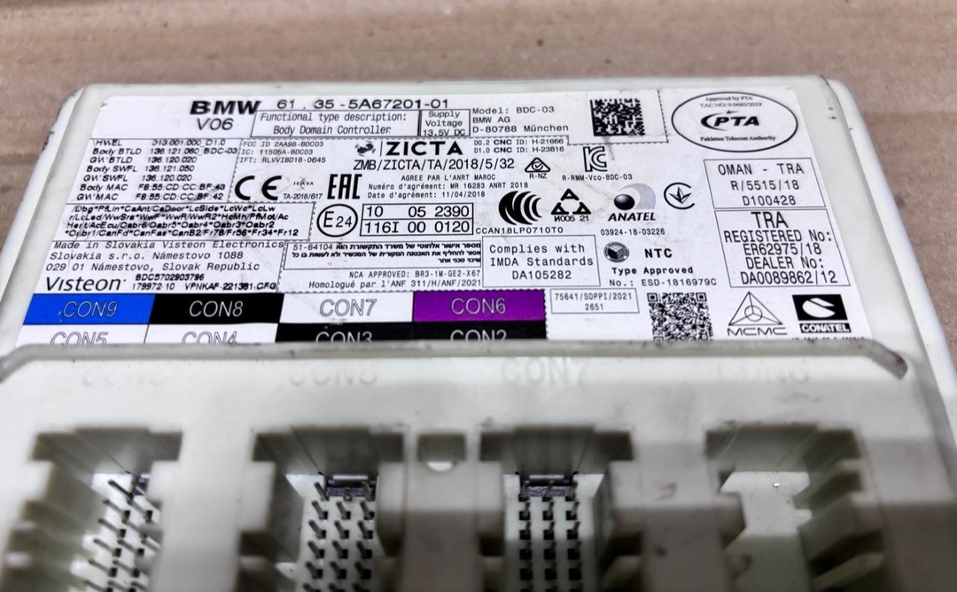 BMW F44 218i B38 22-04-2022 ENGINE CONTROL UNIT RHD  COMPLETE SET- (5A57780)