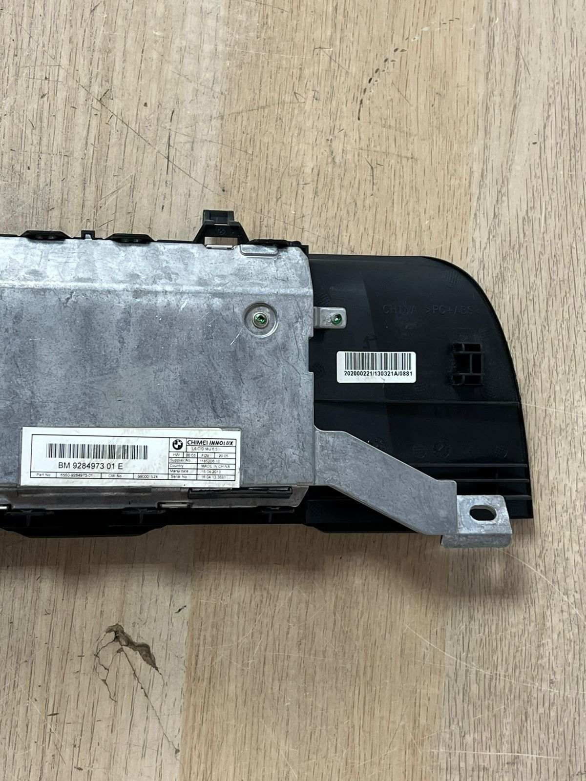 BMW 5 Series F10 F11 CID Central Information Display 6.5" Monitor Screen 9284973