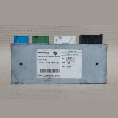 BMW E65 TELEPHONE ADAPTER NAVIGATION CONTROL UNIT MODULE JAPAN - 6941122