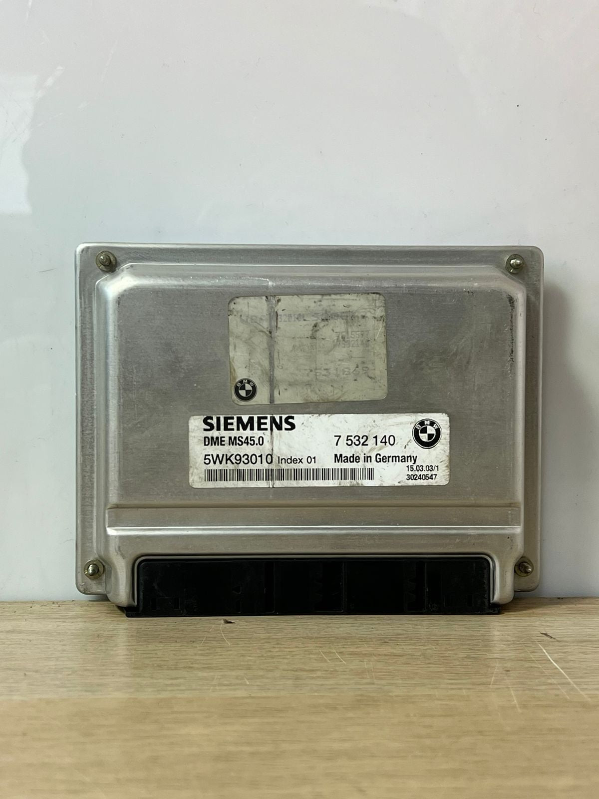 BMW Z4 E85 E86 3.0 2003 ENGINE CONTROL UNIT MODULE ECU ONLY MANUAL - 7532140