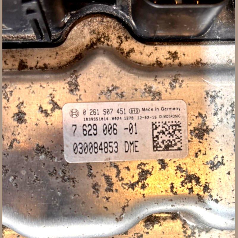 BMW X1 20iX E84 2011 N20B20A ENGINE CONTROL UNIT ECU COMPLETE  KIT 7629006