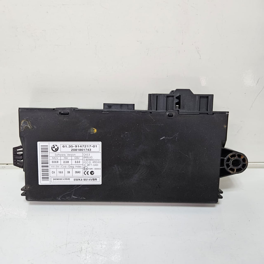 7587164-2007-2008 BMW 328i N52 Engine Control Module MSV80 Siemens DME Key Set