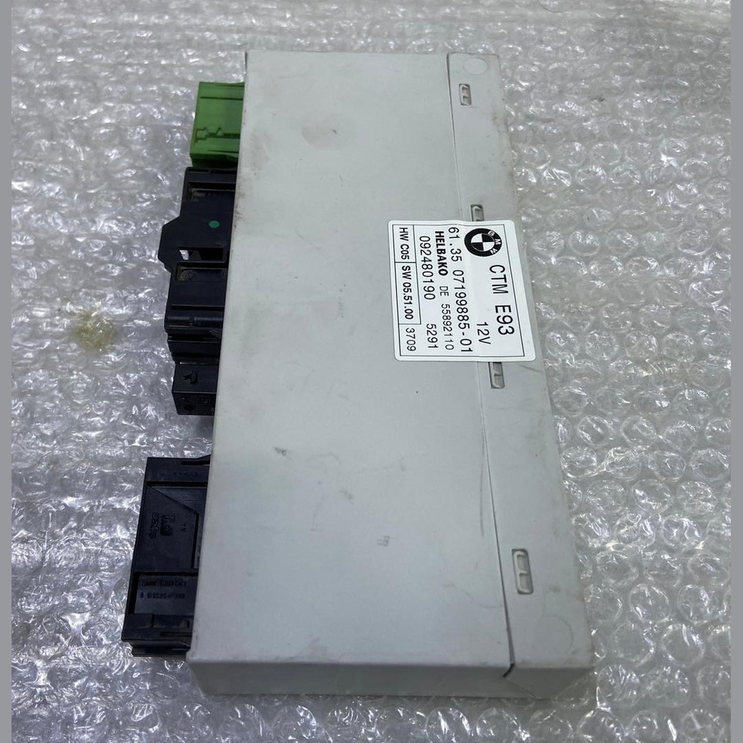 OEM BMW E93 Cabrio Convertible Folding Top Roof ECU Module CTM 7199885