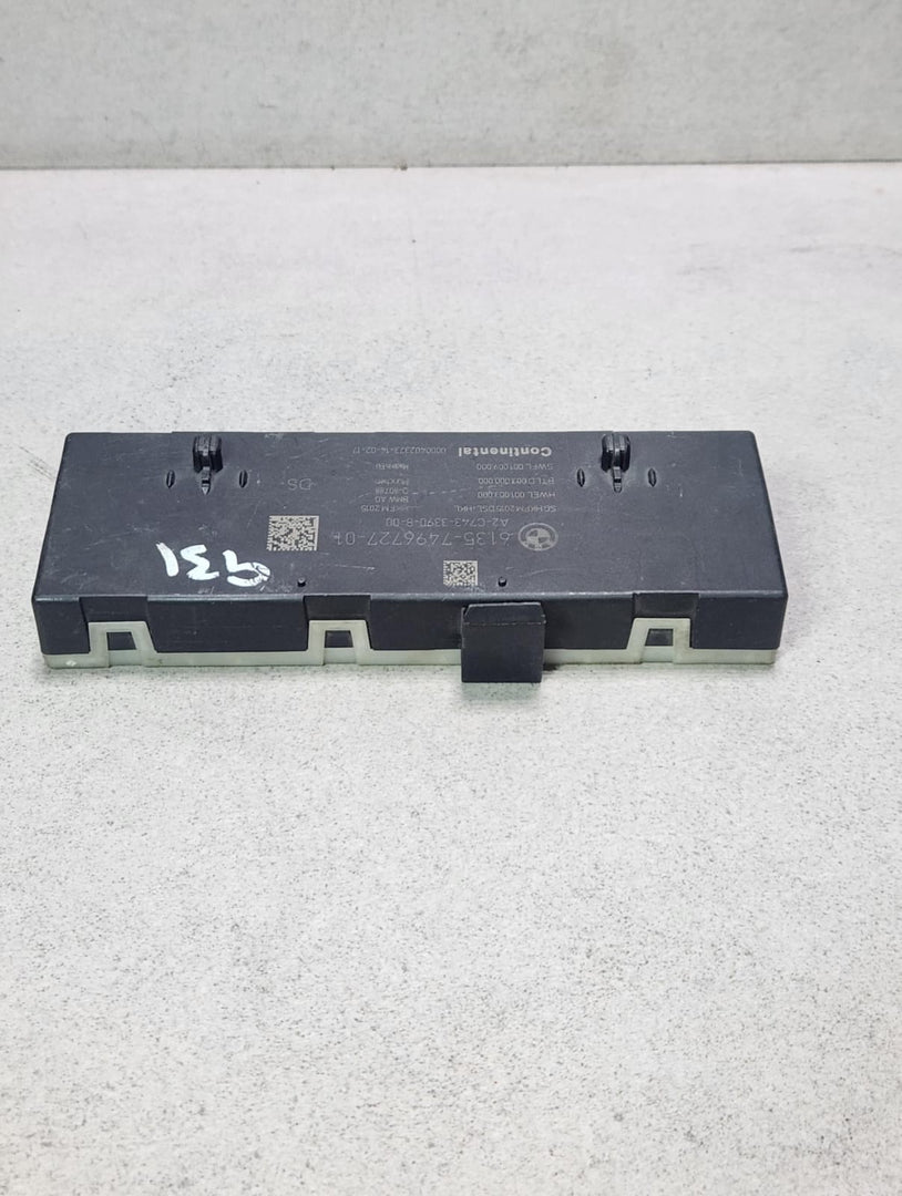 2017 BMW 530i Tailgate Control Unit 7496727 5 Series G30 G31 and 7 Series G11