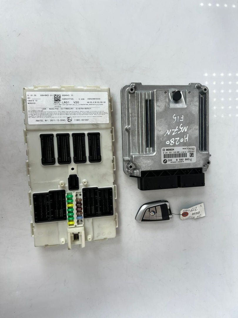 BMW F36 430dX N57N 258HP Engine ECU DDE Kit FEM + Key 8582803 Automatic