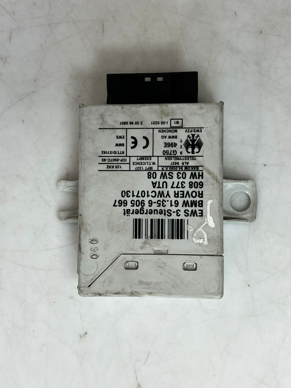 BMW 3 Series E46 328ci M52 Engine ECU Lockset DME 5WK9037 7500255