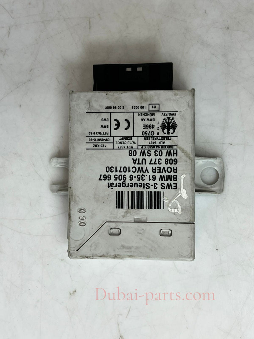 BMW 3 Series E46 328ci M52 Engine ECU Lockset DME 5WK9037 7500255